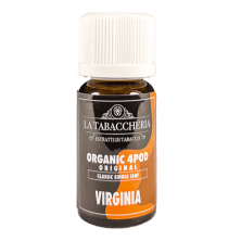Aroma Virginia Organic 4pod Single Leaf 10ml - La Tabaccheria