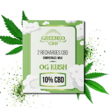 Cartuchos CBD OG Kush (Pack 2) - Wilo x Greeneo