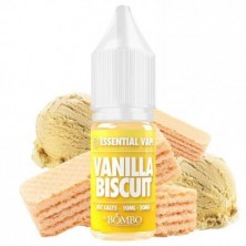 Vanilla Biscuit 10ml 20mg - Essential Vape Nic Salts by Bombo