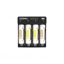 MX4 - Cargador de 4 baterías - Maxicell