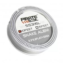 Hilo resistivo Wire Snake Alien 1 SS316L 0.3*0.8flat+32G - Pirate Coil