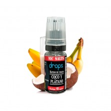 Sales Batido de Coco y Plátano 10ml 10mg - Drops