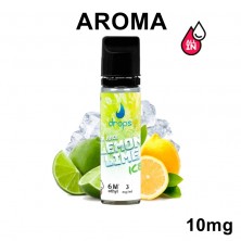 Aroma Lemon Lime Ice Sal 10mg 10ml/60 (Longfill) - Drops Bar All In