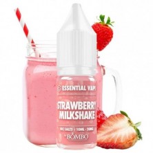Strawberry Milkshake 10ml 10mg/20mg - Essential Vape Nic Salts by Bombo