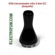 Boquilla CE6 (T2 Kangertech) claromizador eGo 2.4ml CC (Bobina resistencia intercambiable)