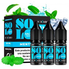 Menthol Ice 10ml 10mg (Pack 3) - Solo Salts by Bombo